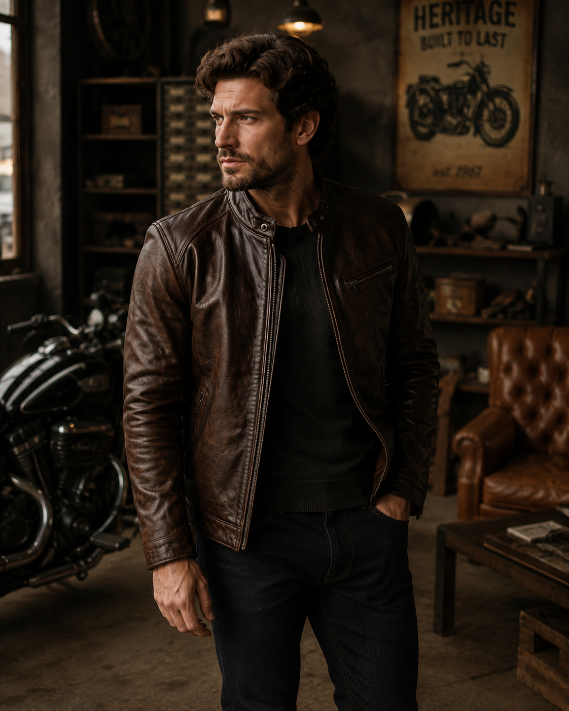 Ambassador Heritage Leather Jacket - Image 2