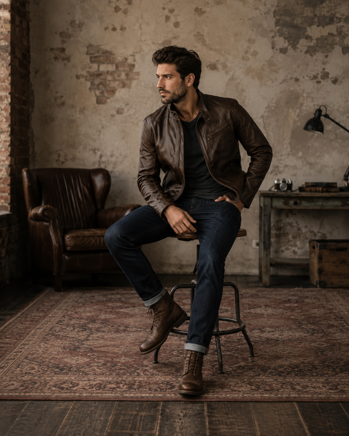 Old Colony Leather Jacket - Image 3