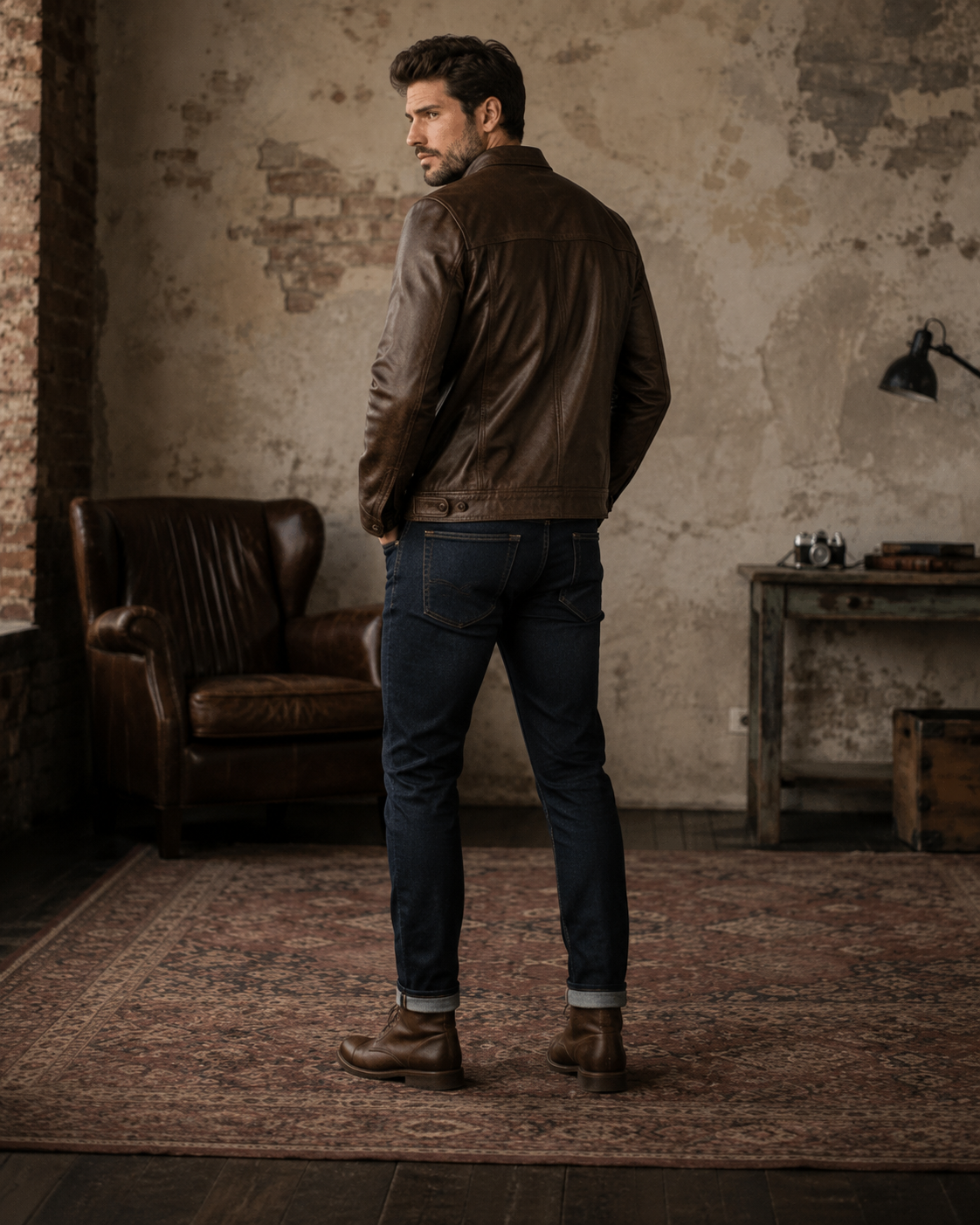 Old Colony Leather Jacket - Image 2